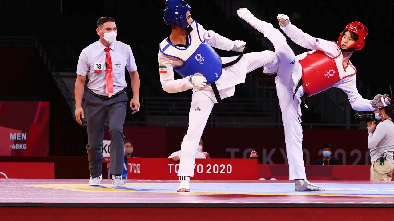 Intip Aksi Taekwondoin...
