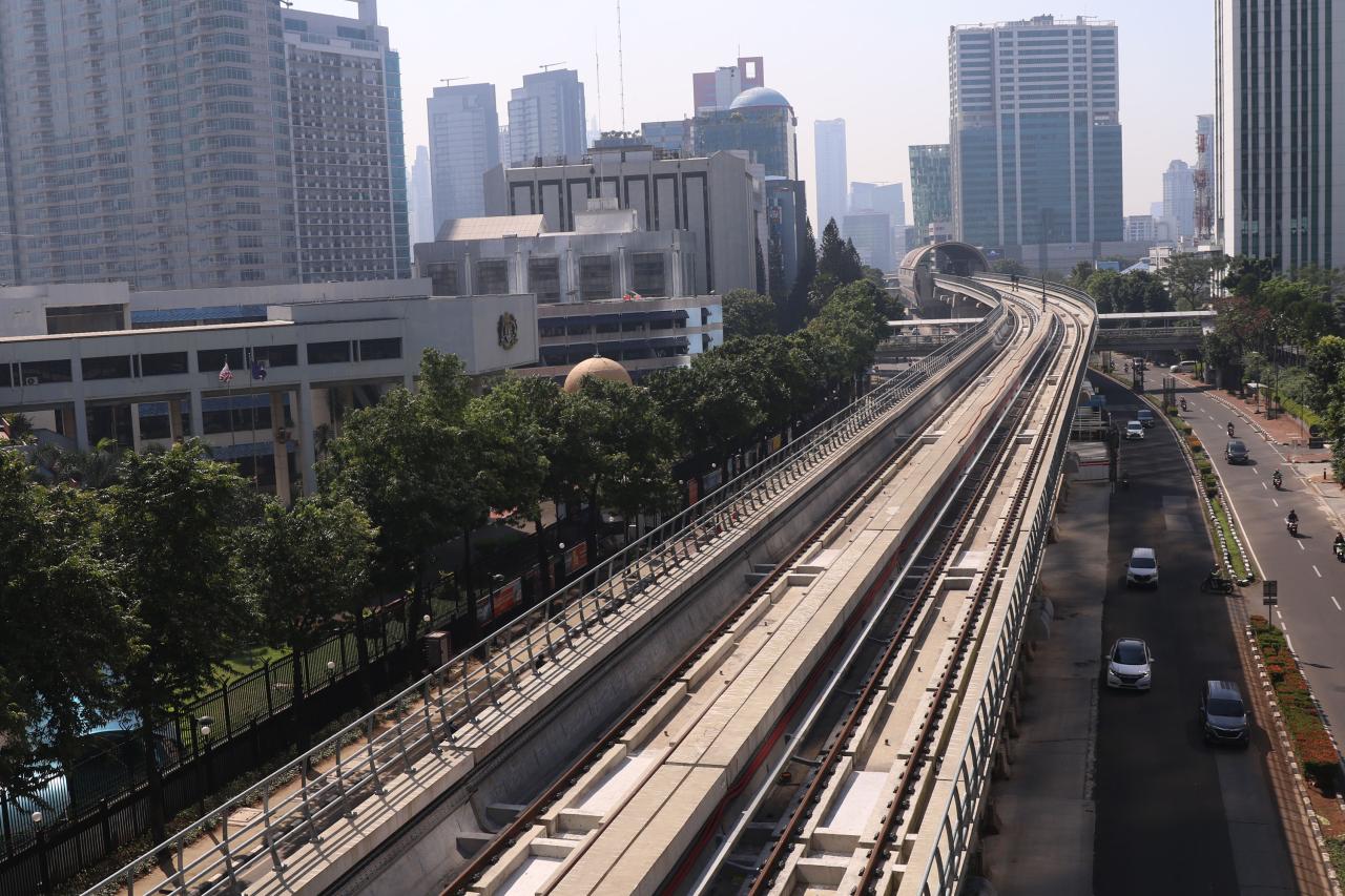 Jokowi Targetkan LRT...