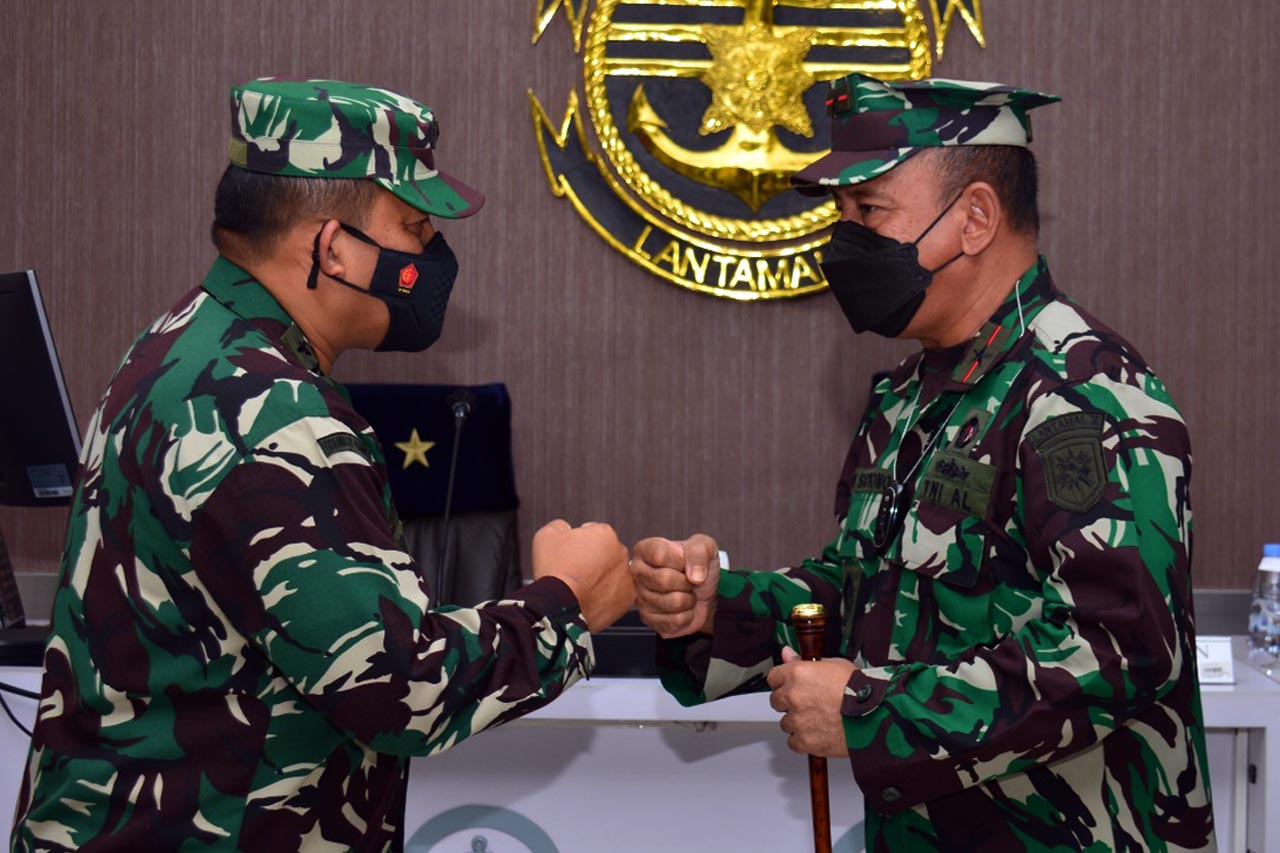 Lantamal V Terima Kunjungan...