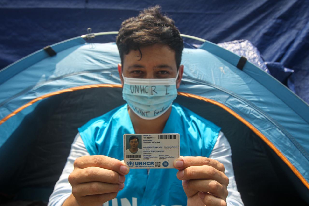 Pencari Suaka Asal Afghanistan...