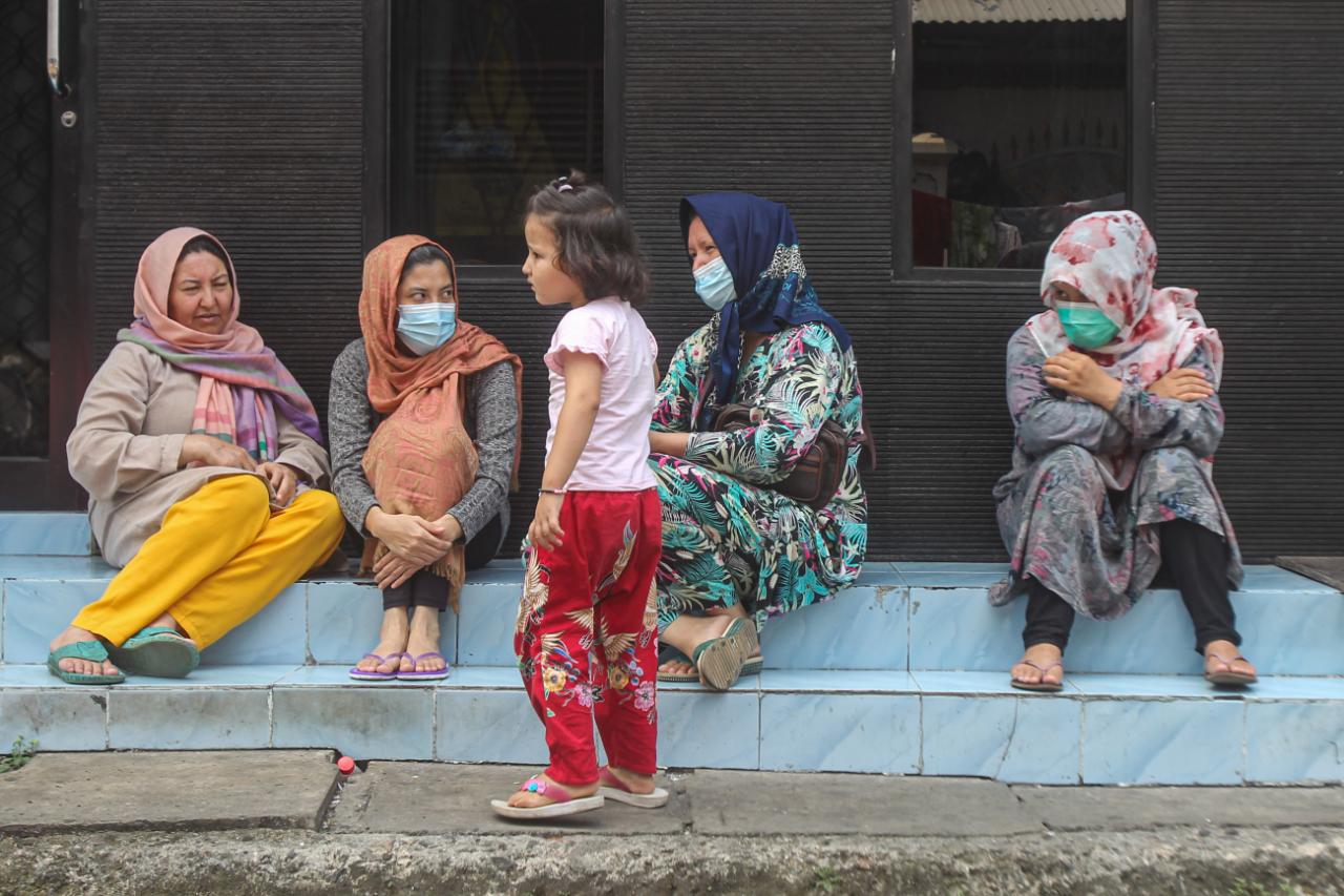 Pencari Suaka Asal Afghanistan...