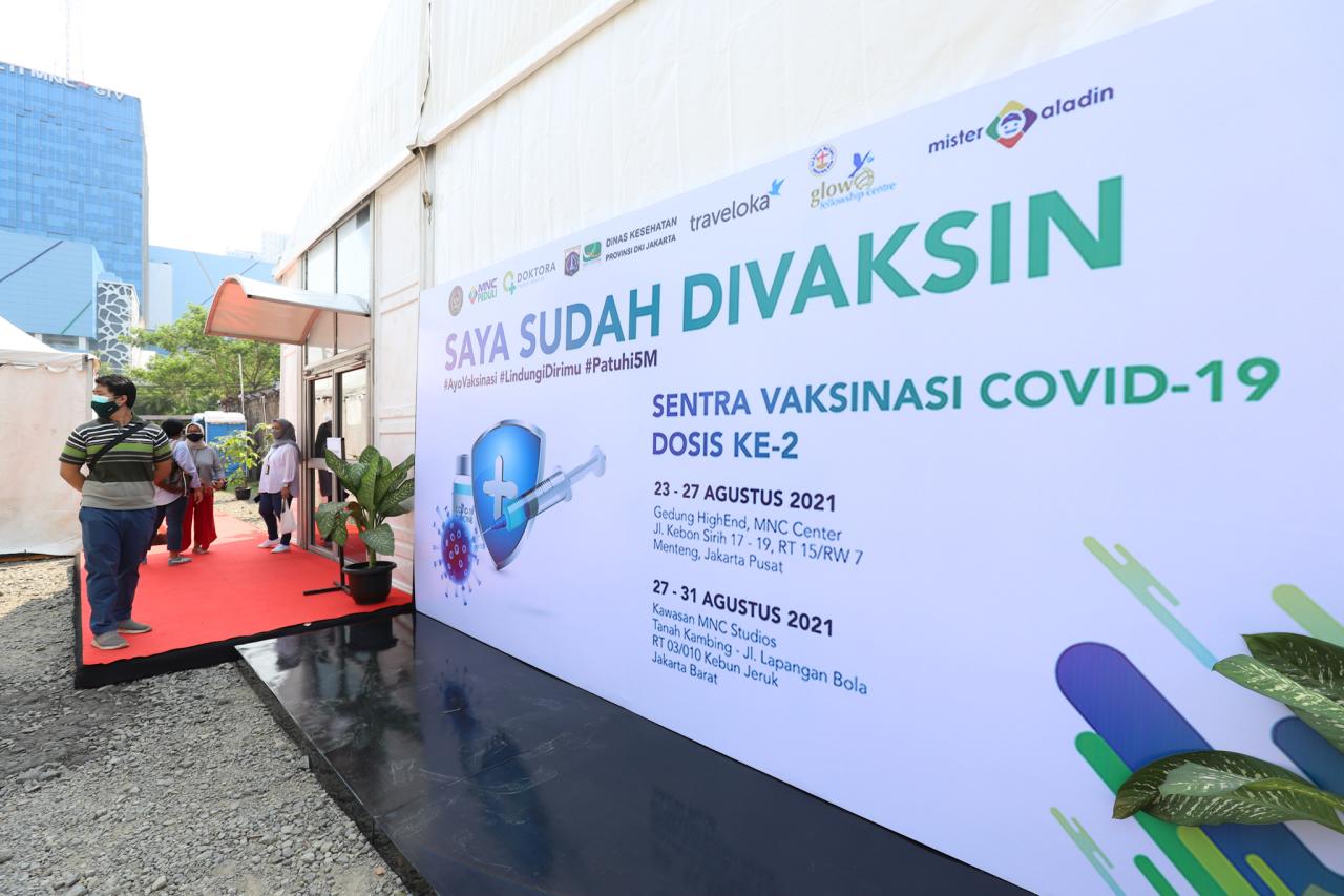 Suasana Sentra Vaksinasi...