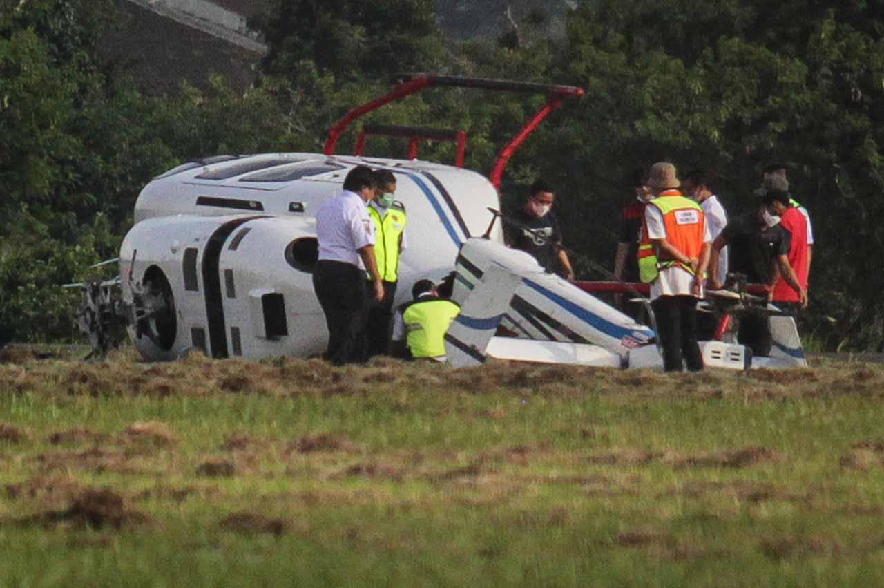 Evakuasi Helikopter...