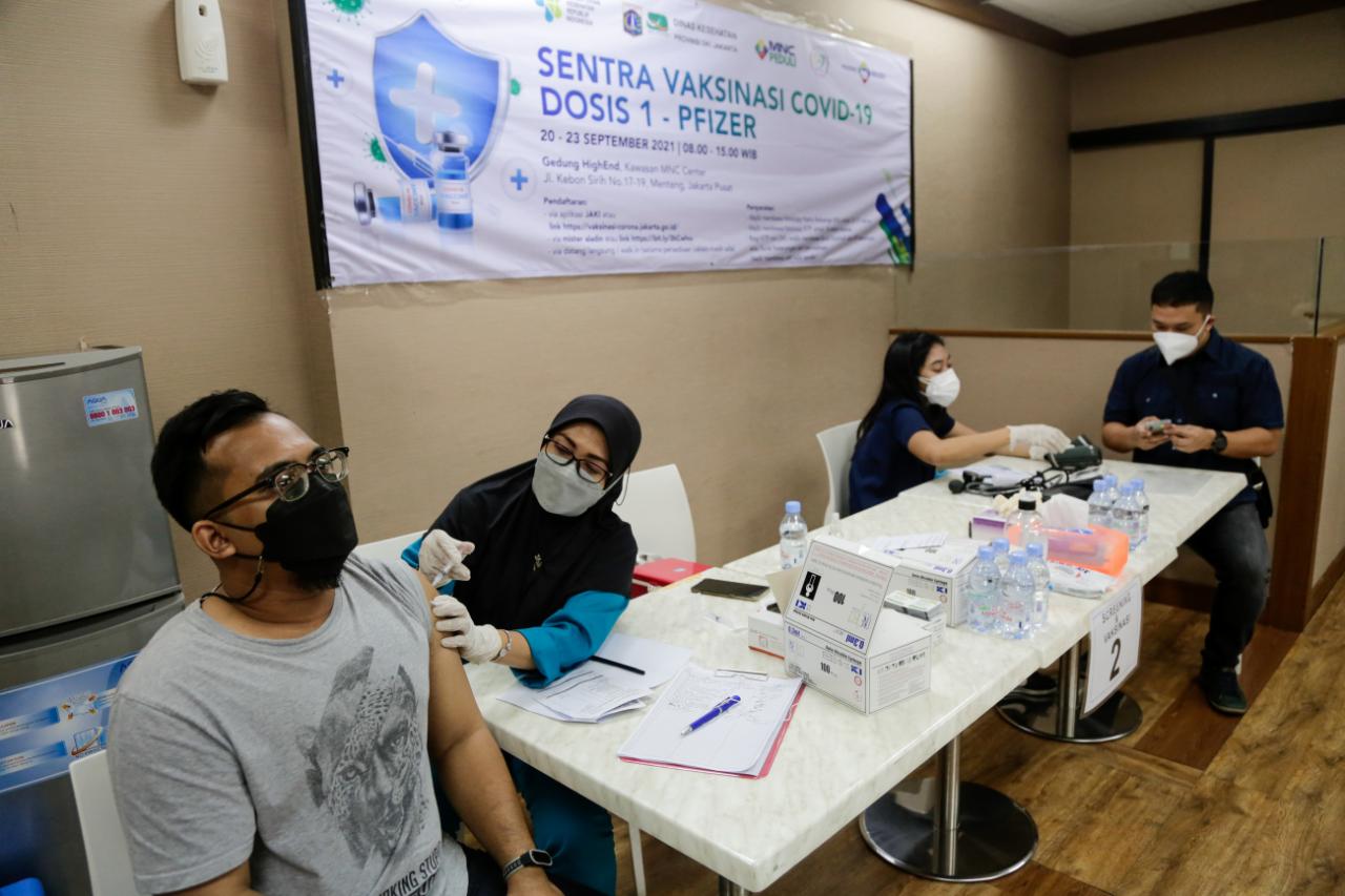 Hari Ketiga Sentra Vaksinasi...