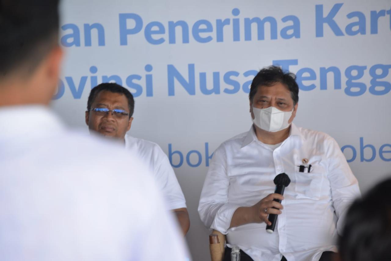 Menko Airlangga Semangati...
