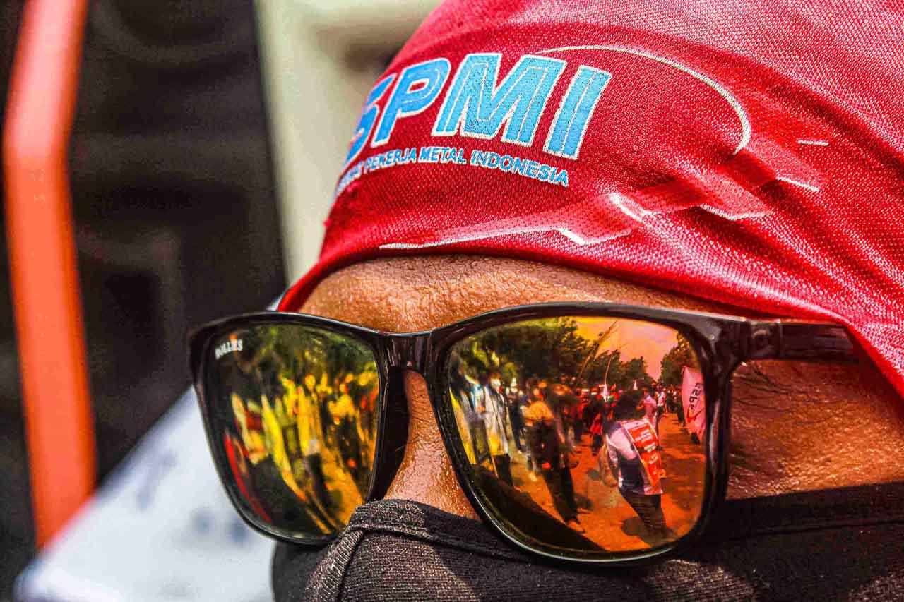 FSPMI Geruduk Gedung...