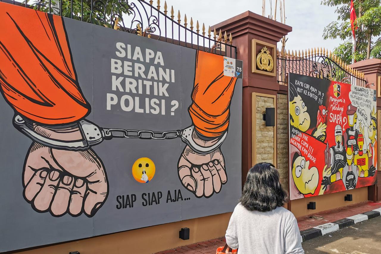 Begini Penampakan Mural...