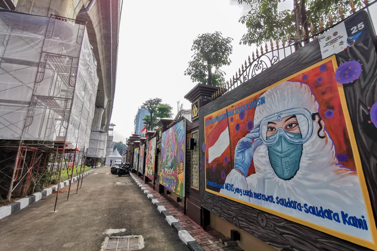 Begini Penampakan Mural...