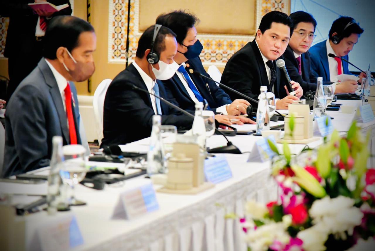 Menteri BUMN Erick Thohir...