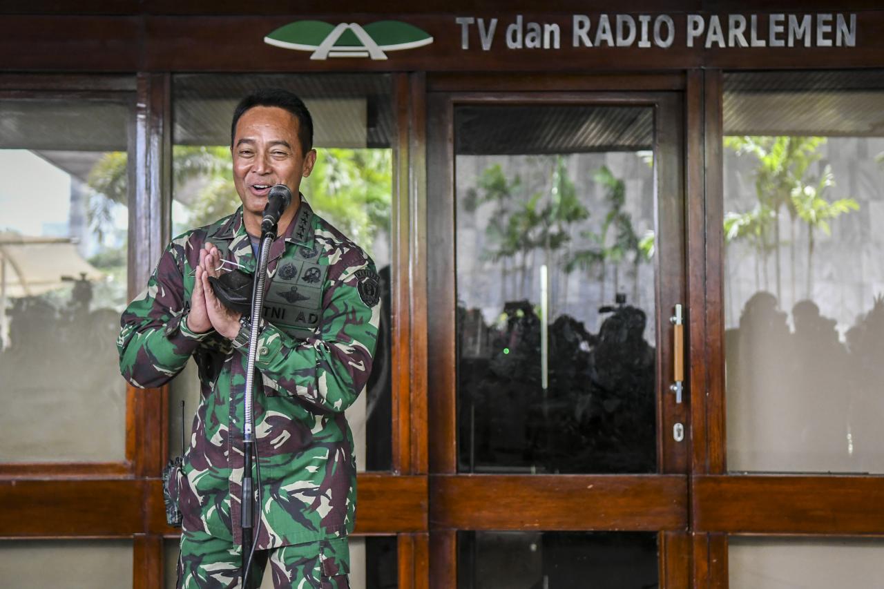 Senyum Andika Perkasa...