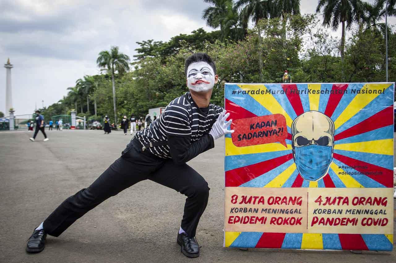 Aksi Pantomim Peringati...