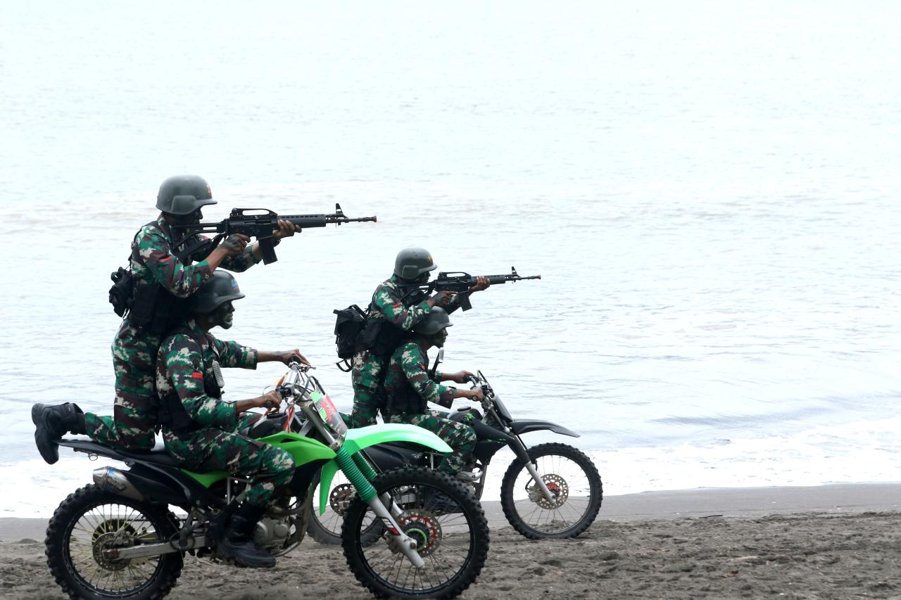Aksi Prajurit Raider...