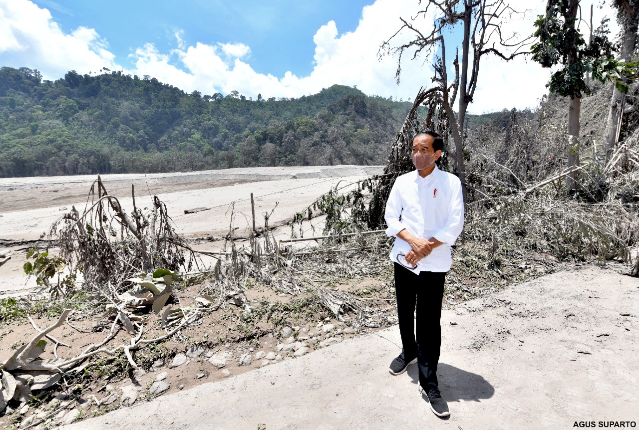 Presiden Jokowi Tinjau...