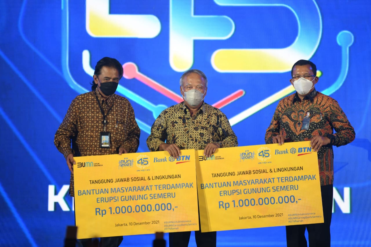 Donasi BTN untuk Korban...