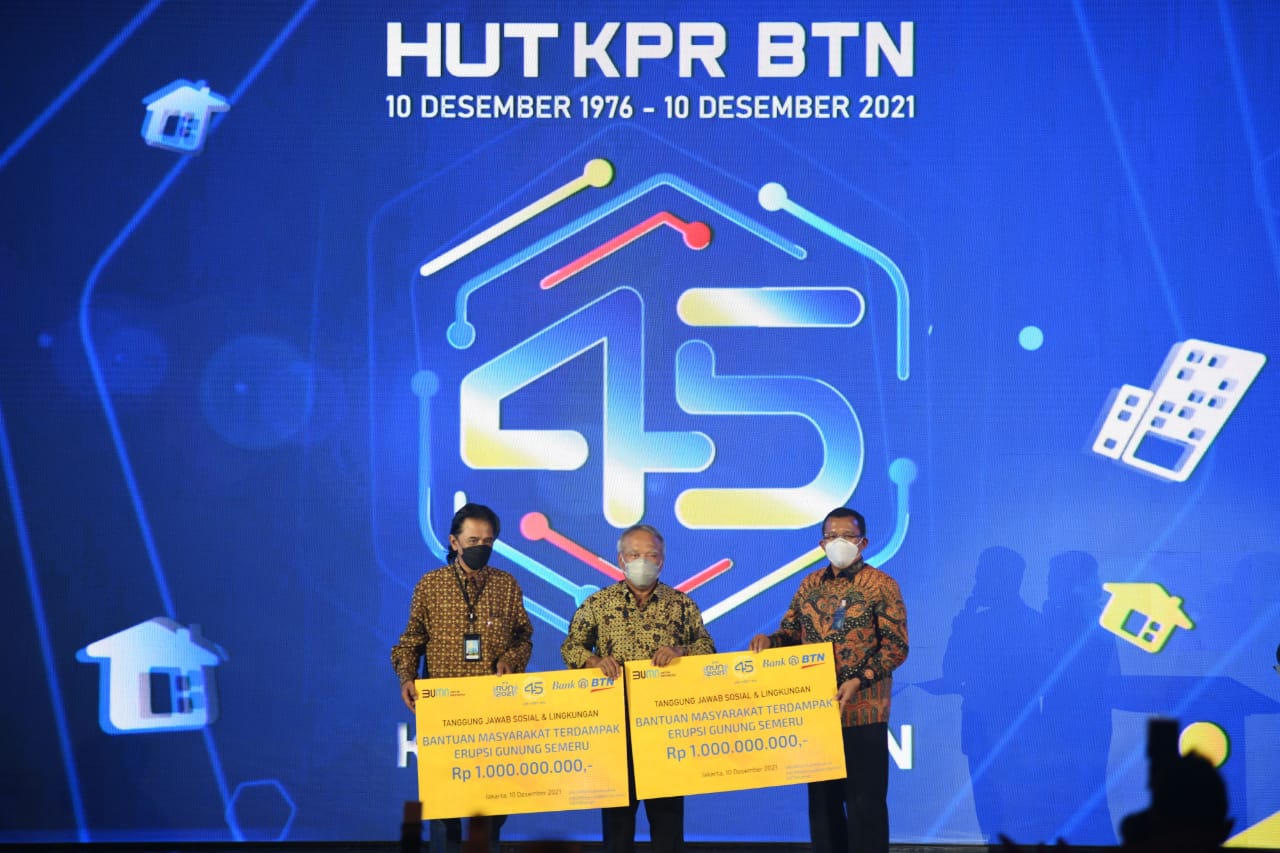 Donasi BTN untuk Korban...
