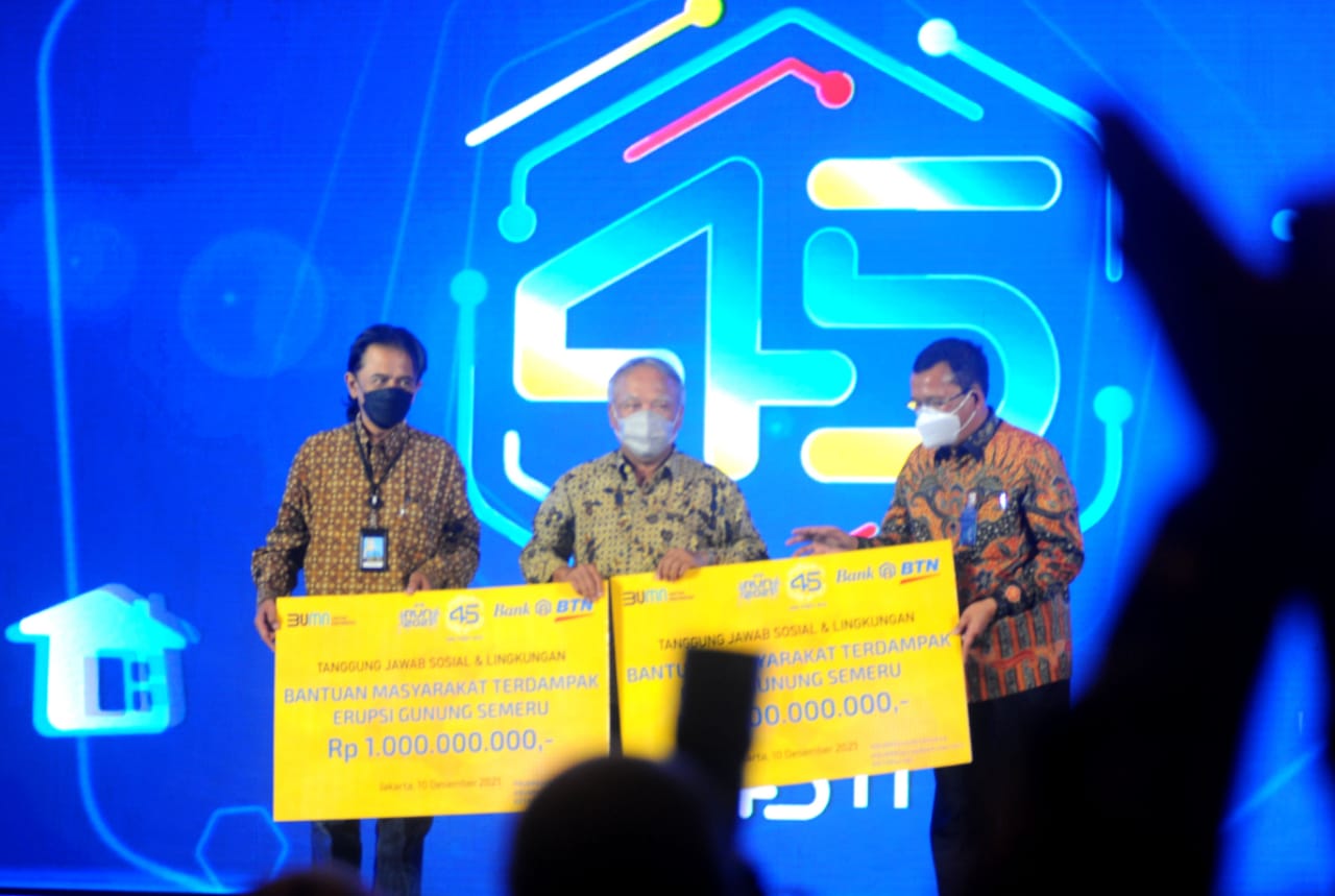 Donasi BTN untuk Korban...