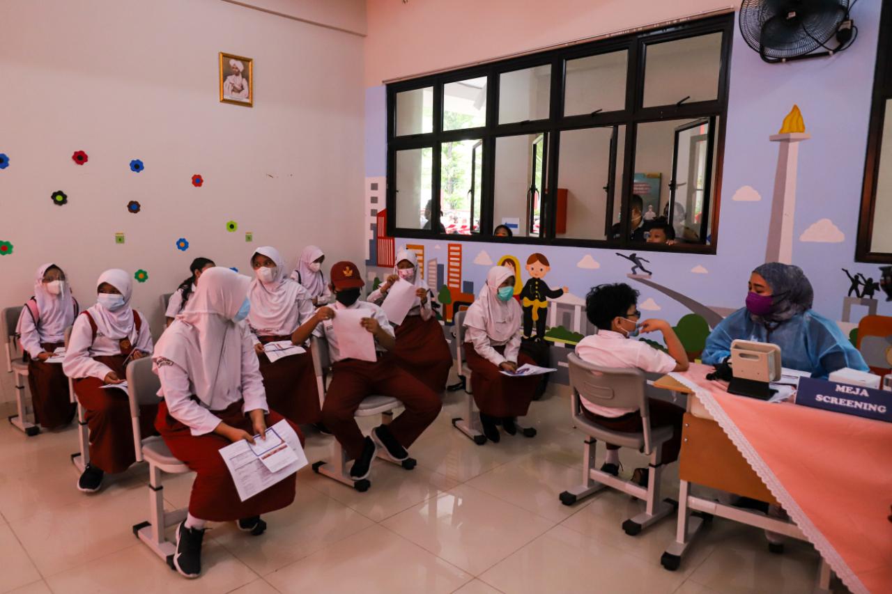Potret Tak Gentar Siswa...
