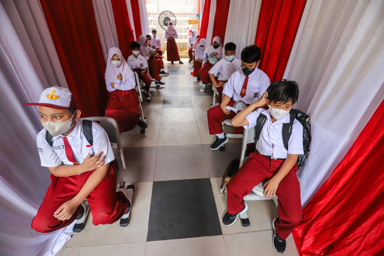 Potret Tak Gentar Siswa...