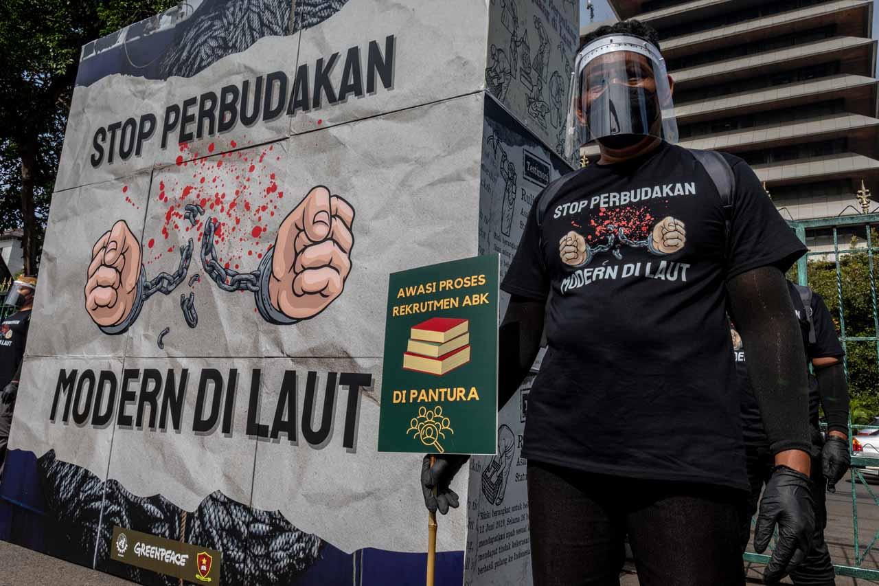Aksi Setop Perbudakan...