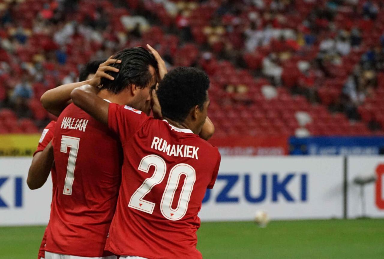 Menang 4-2 Atas Singapura,...