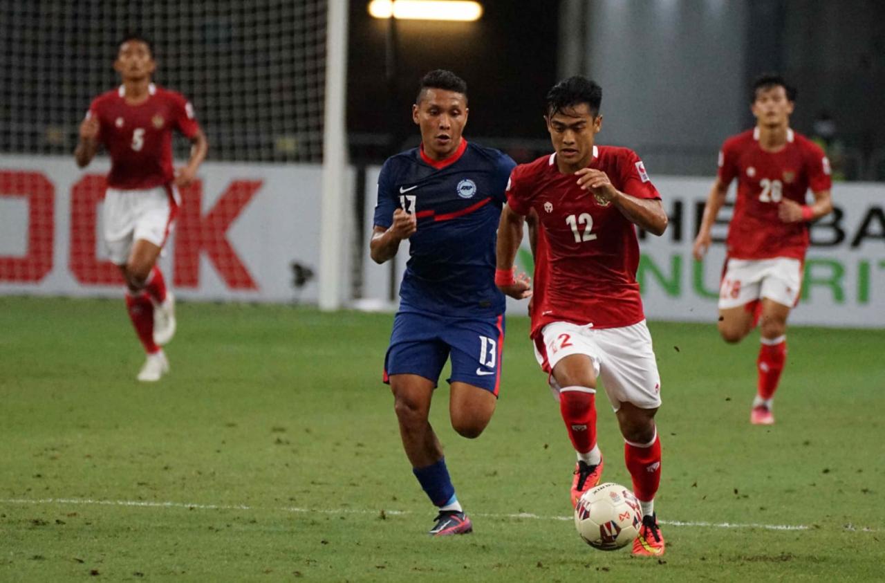 Menang 4-2 Atas Singapura,...