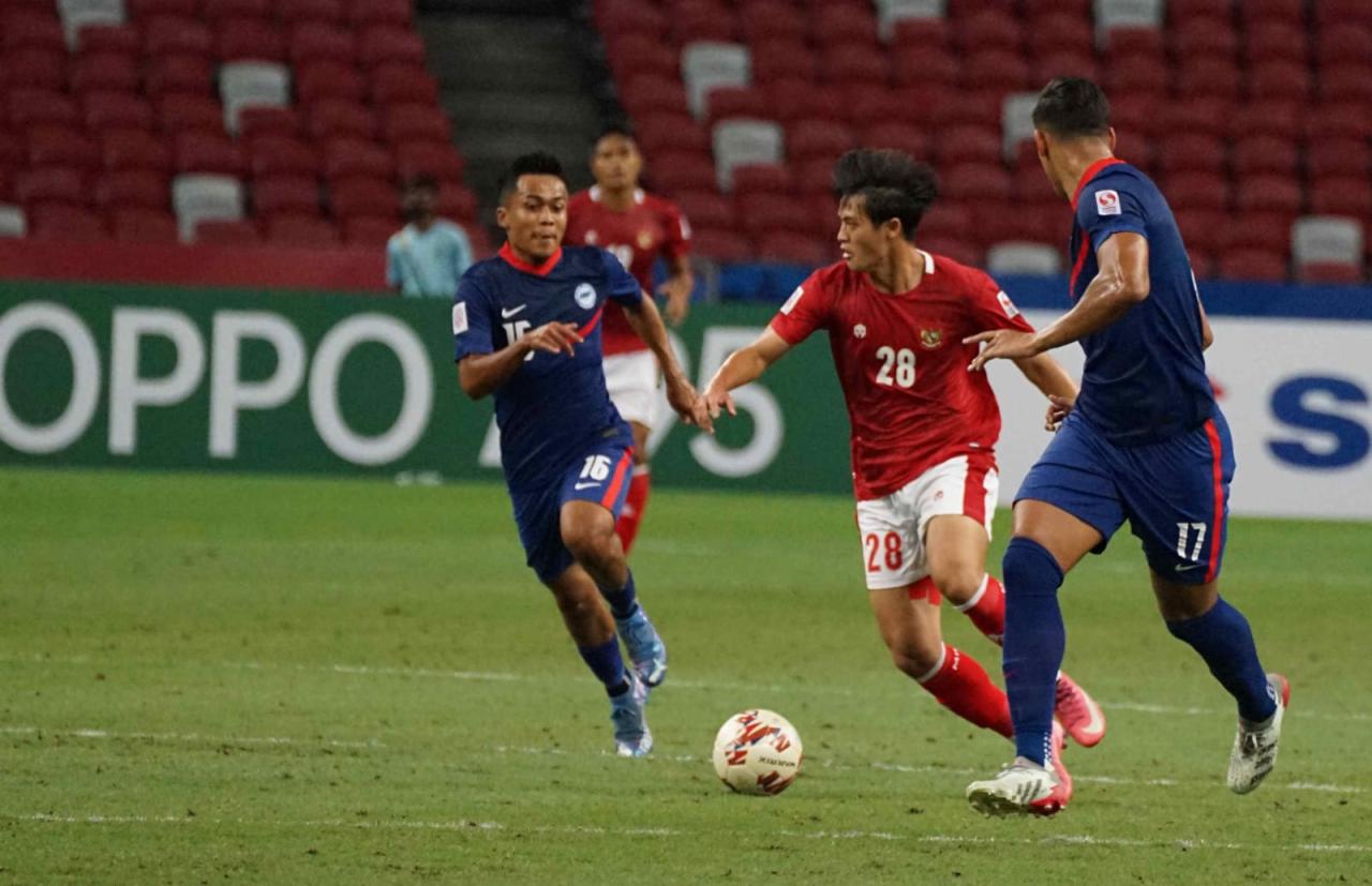 Menang 4-2 Atas Singapura,...