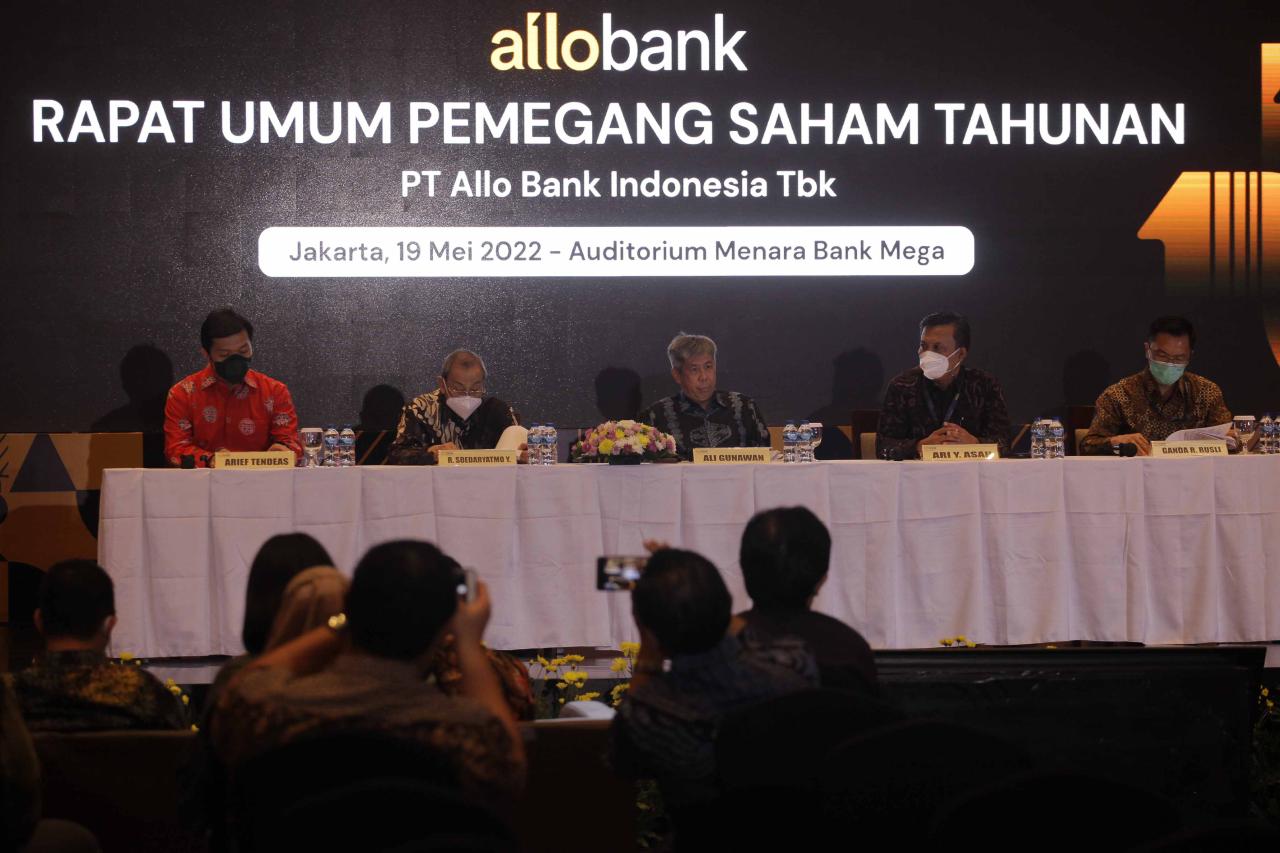 Gelar RUPST, Allo Bank...