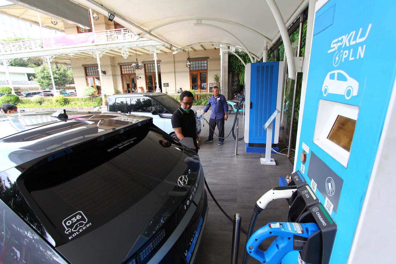 Persiapan SPKLU di KTT...