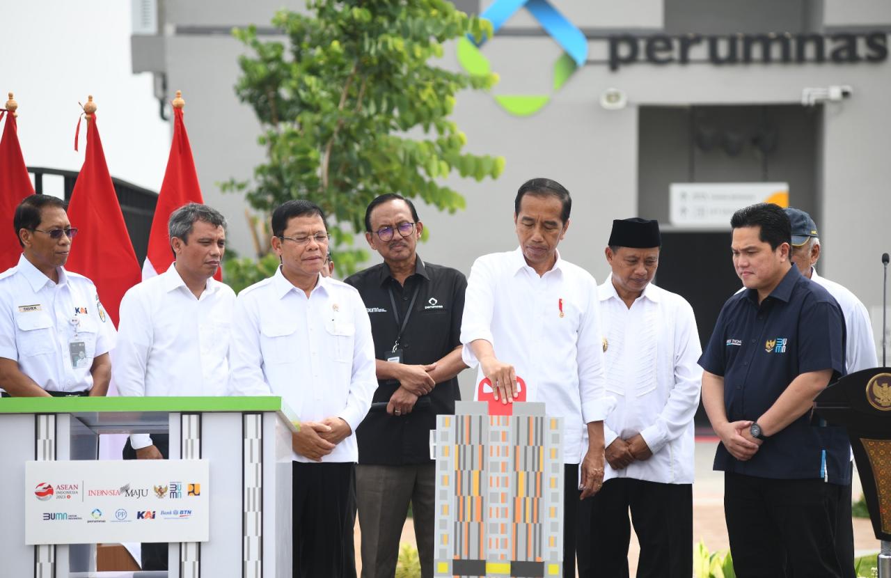 Jokowi Resmikan Hunian...