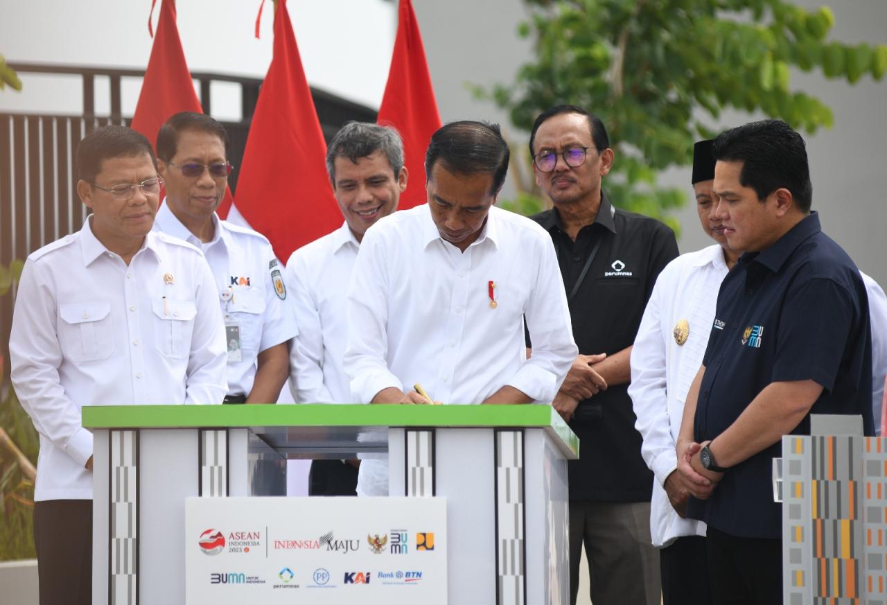 Jokowi Resmikan Hunian...