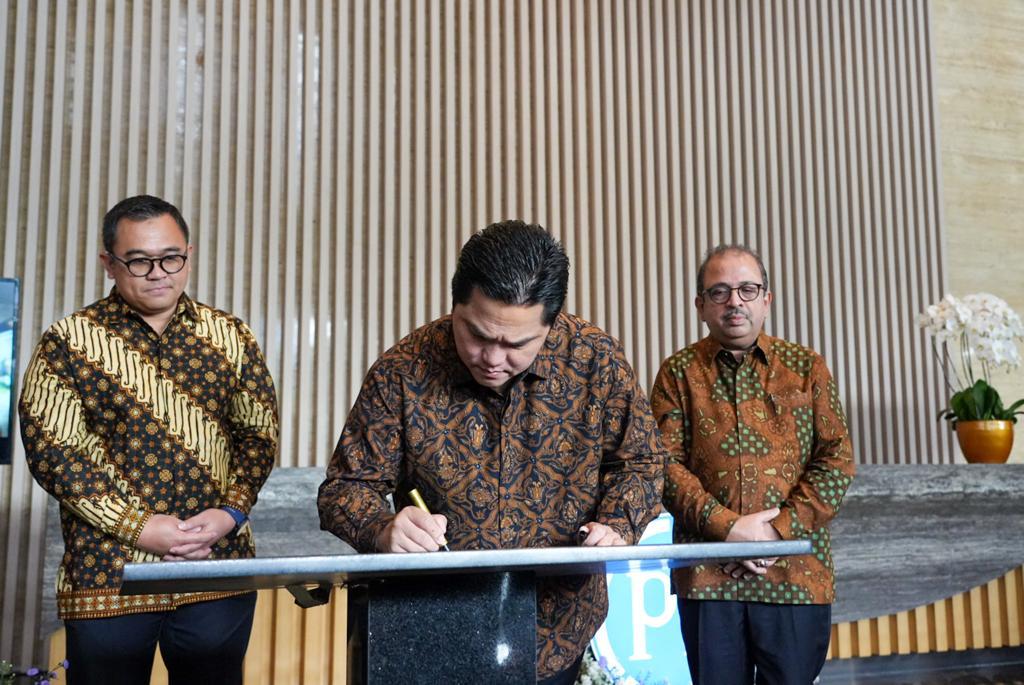 Menteri BUMN Erick Thohir...