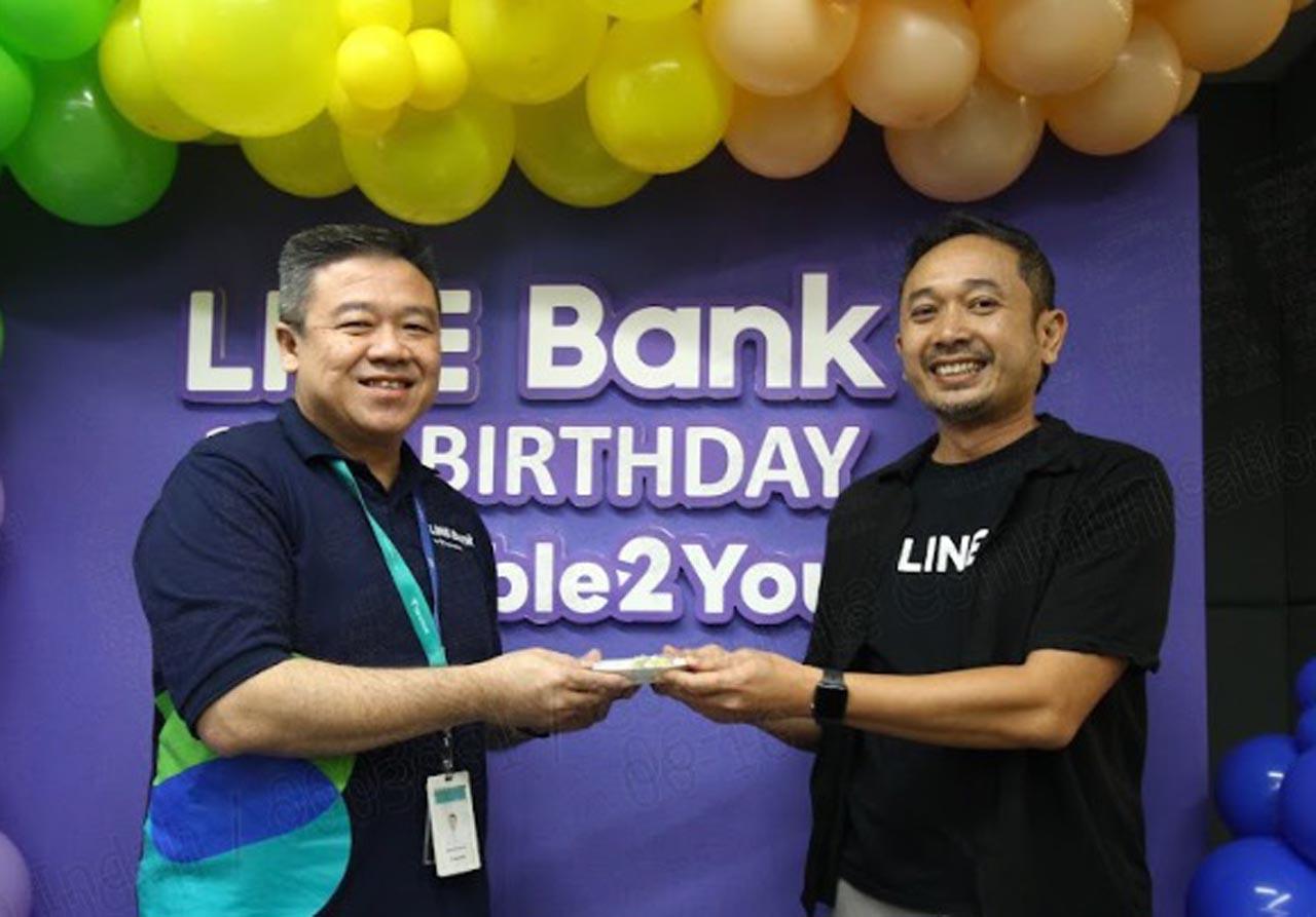 HUT Ke-2, LINE Bank...