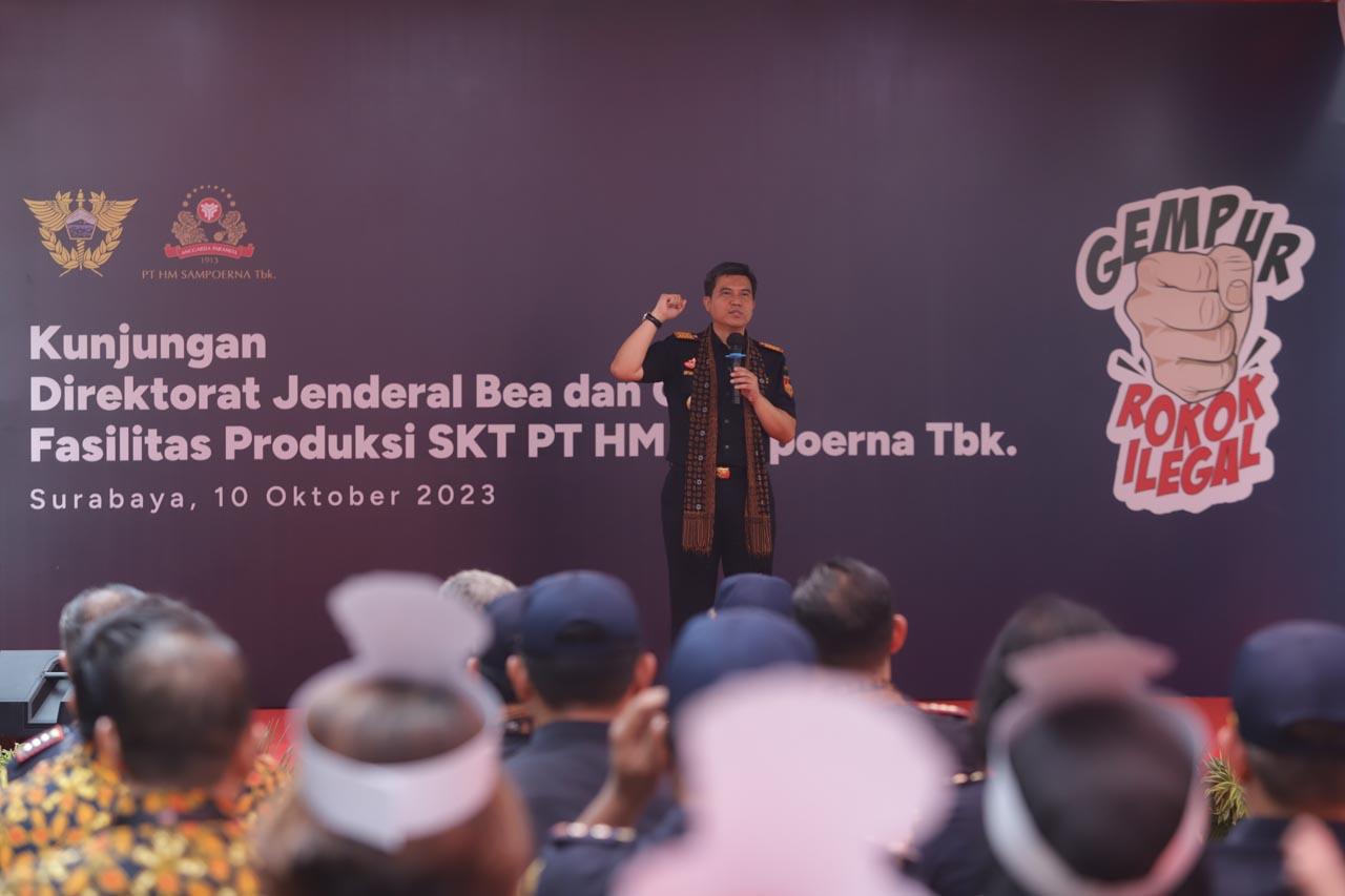 Gempur Rokok Ilegal,...
