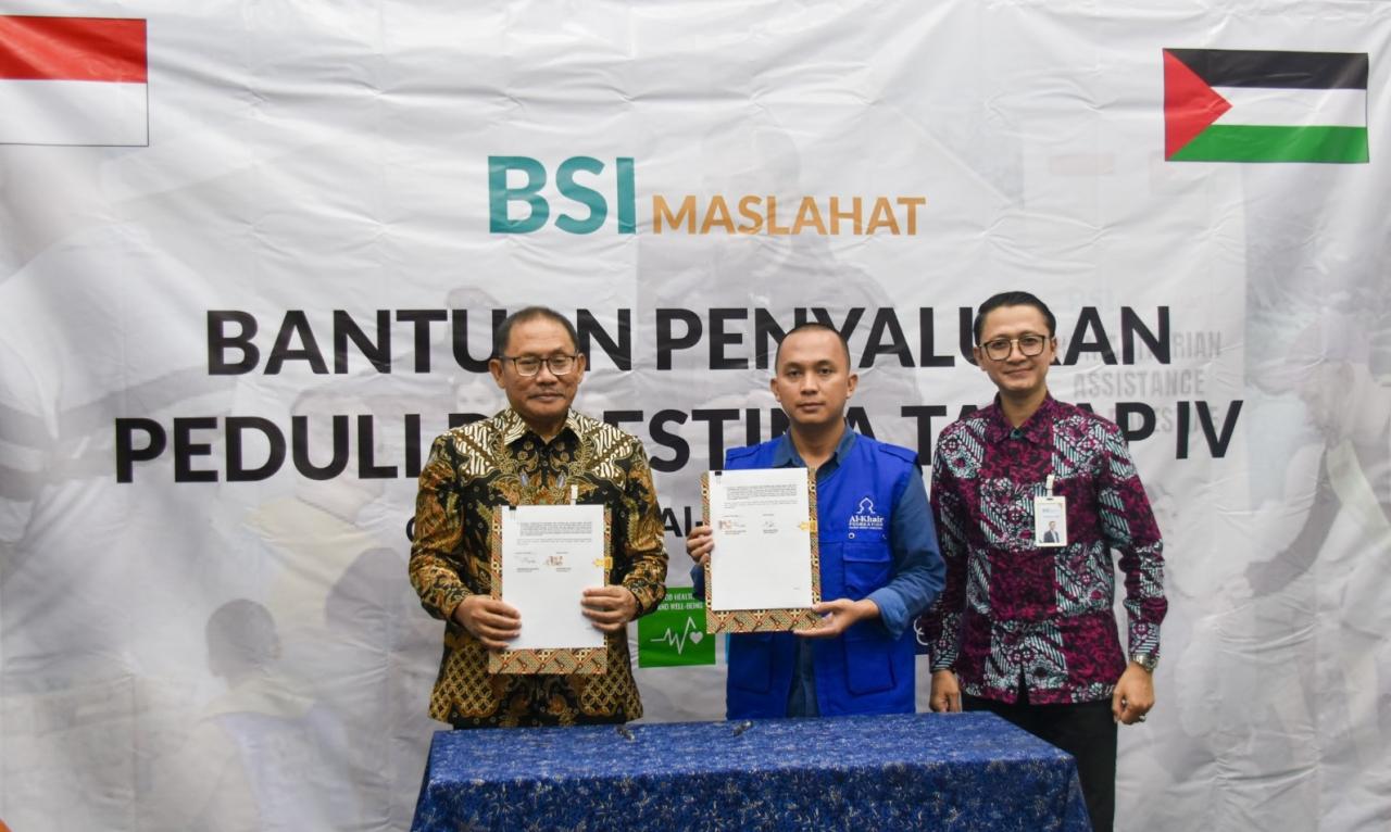 Penyerahan Bantuan Palestina...