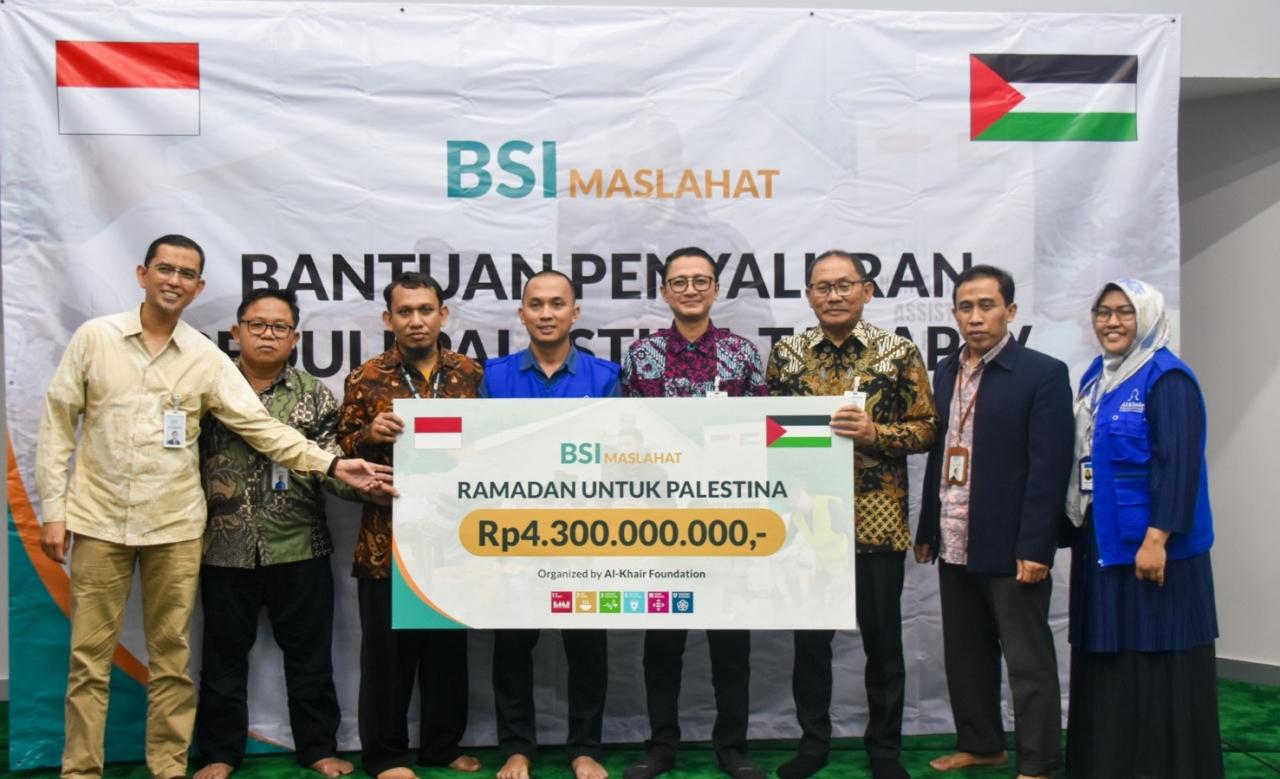 Penyerahan Bantuan Palestina...