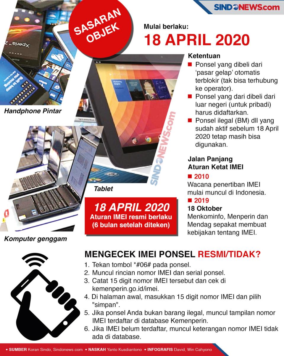 Aturan IMEI Berlaku,...