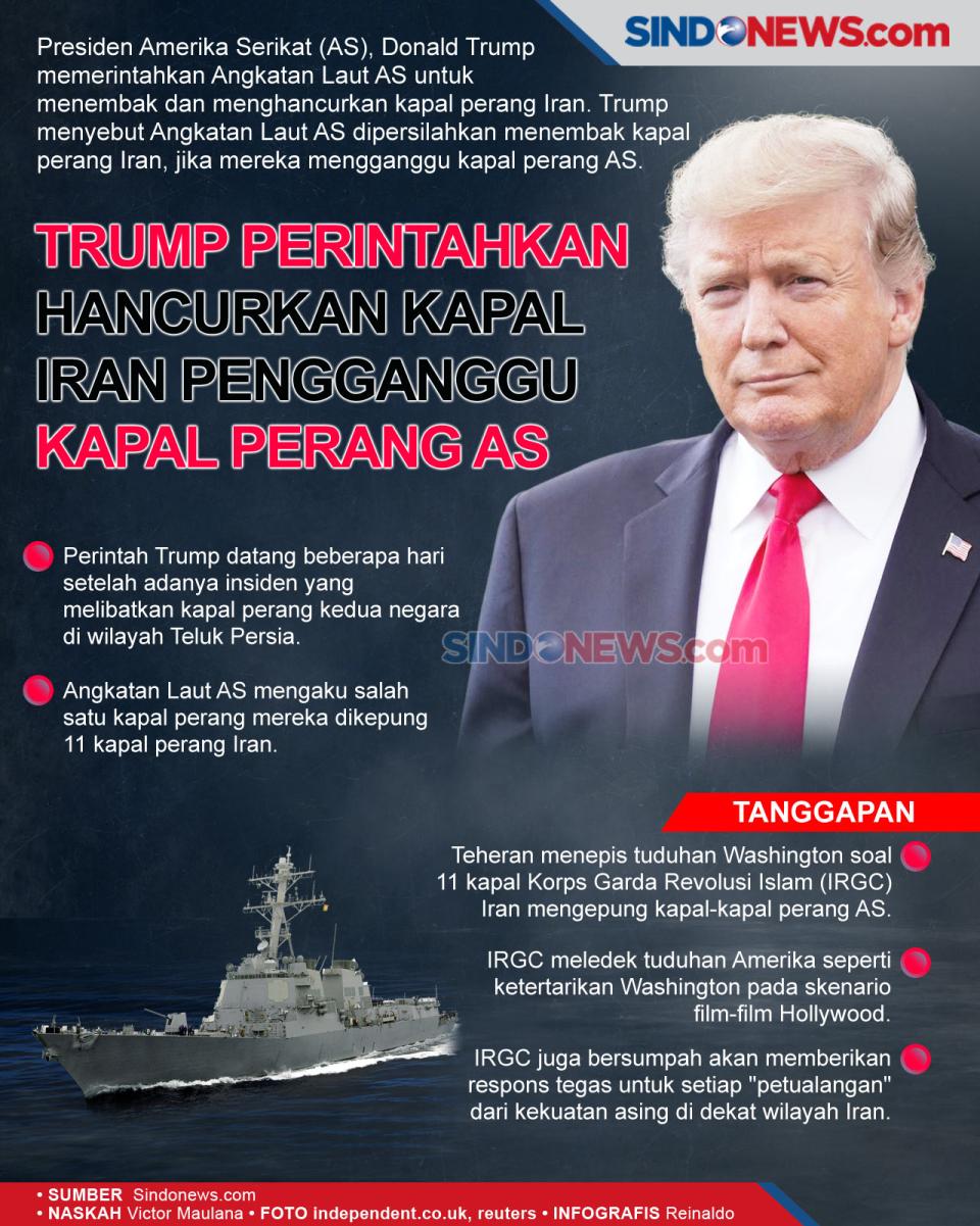 Trump Perintahkan Hancurkan...