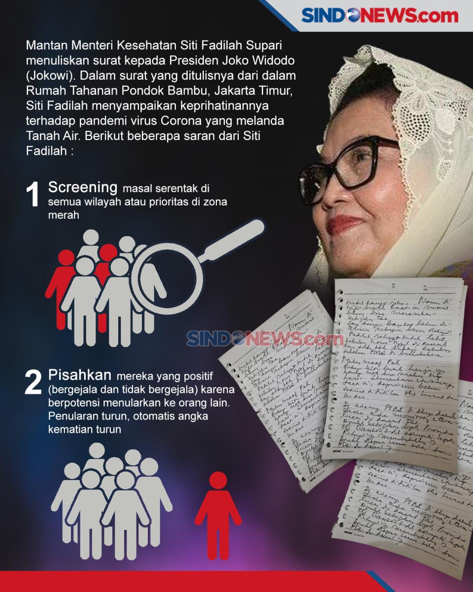 Dari Penjara, Eks Menkes...