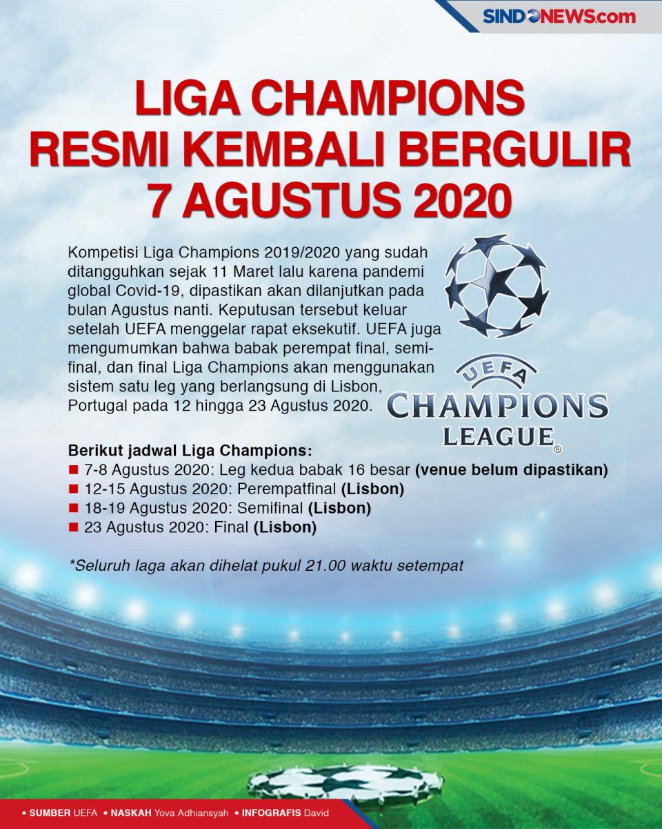 Resmi, Liga Champions...