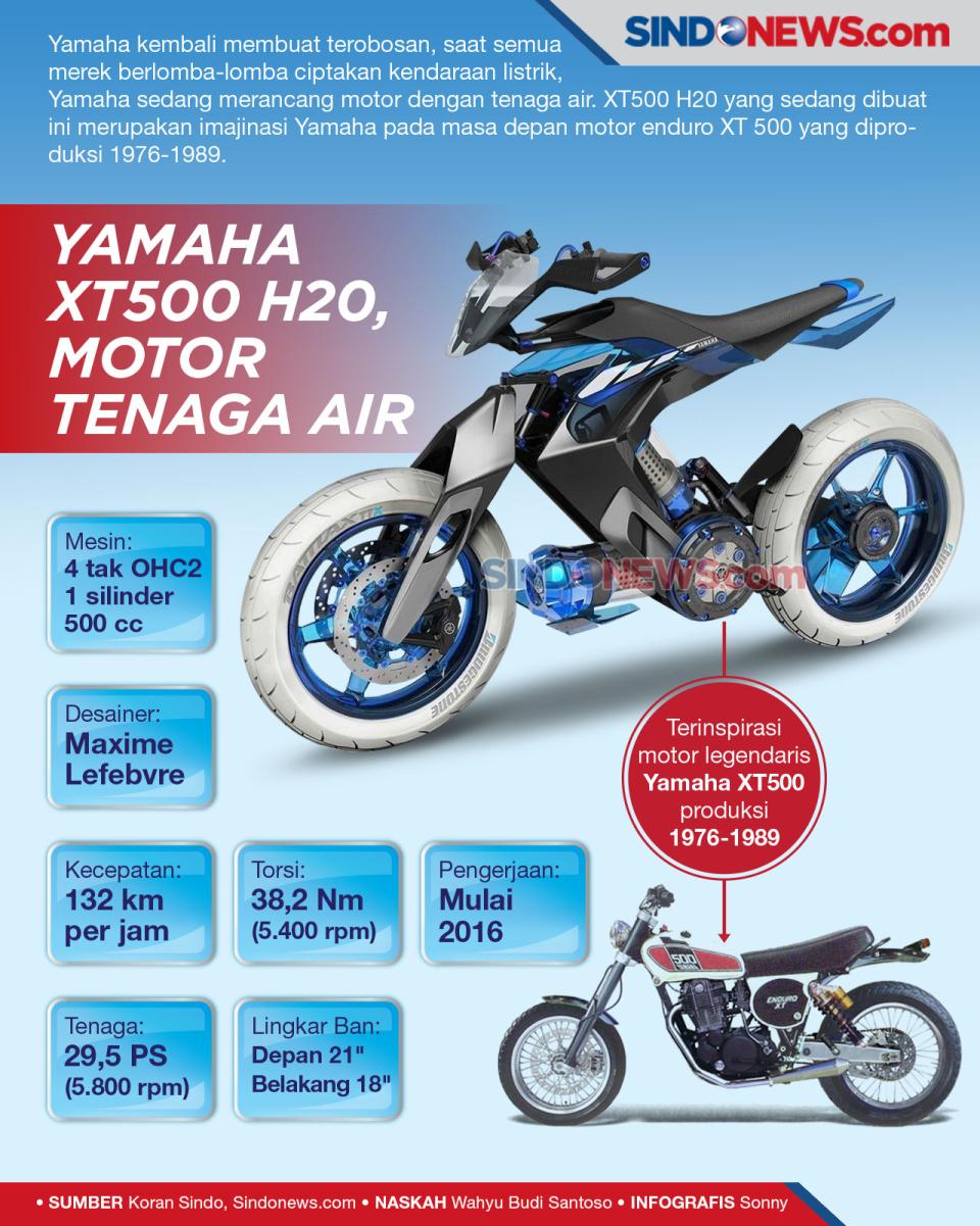 Yamaha XT500 H20, Motor...