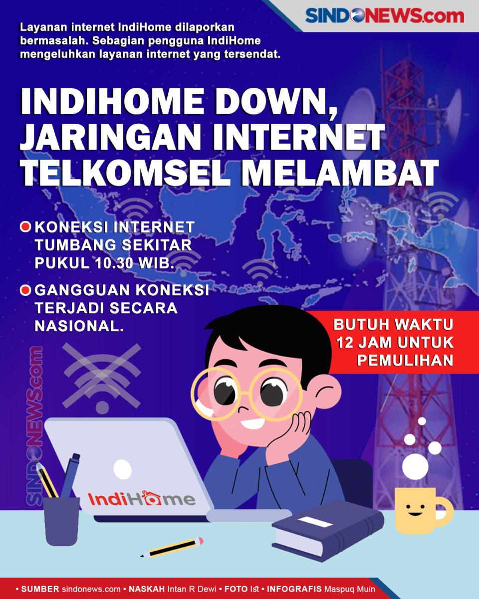 IndiHome Down, Jaringan...