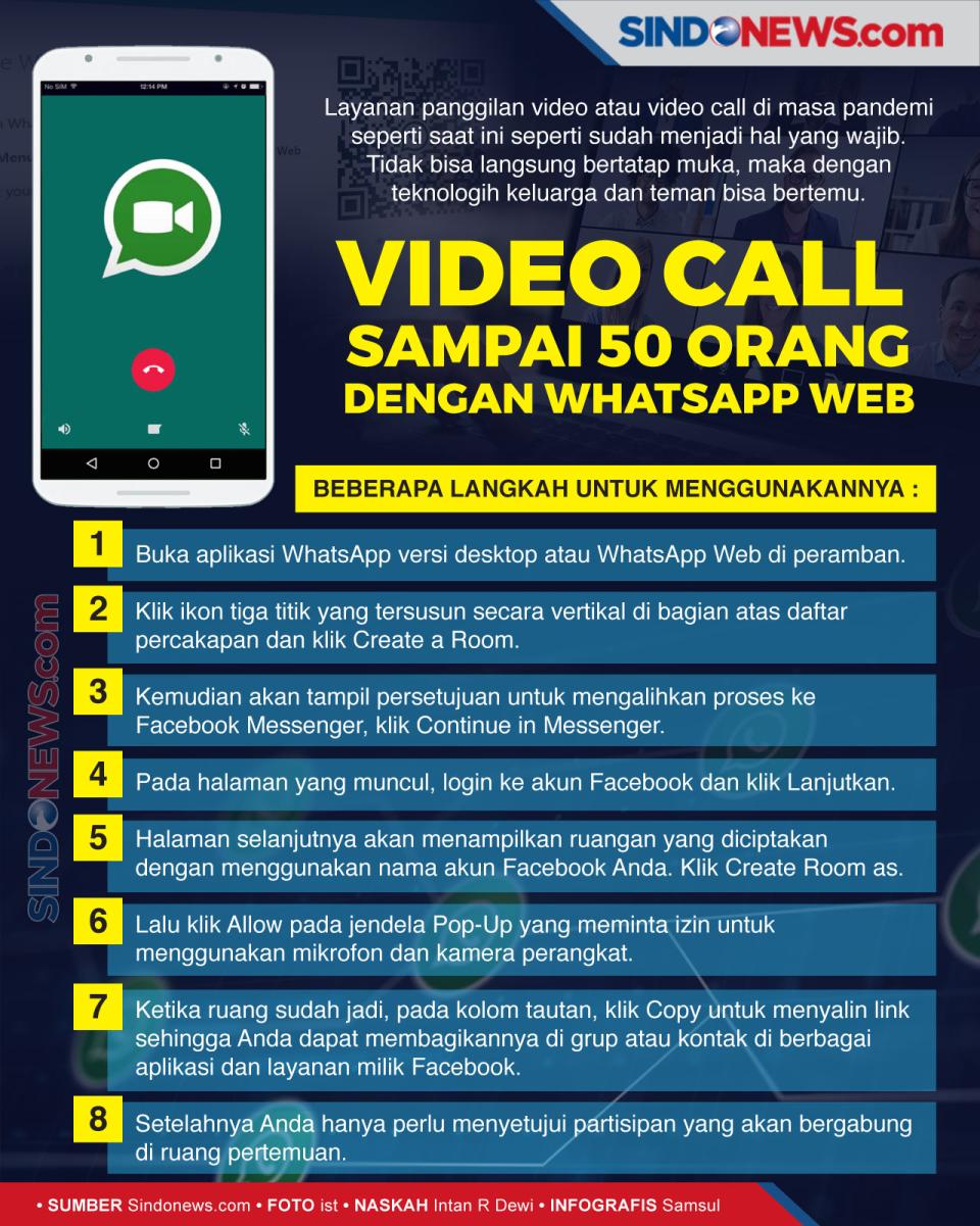 Serunya Video Call Whatsapp...