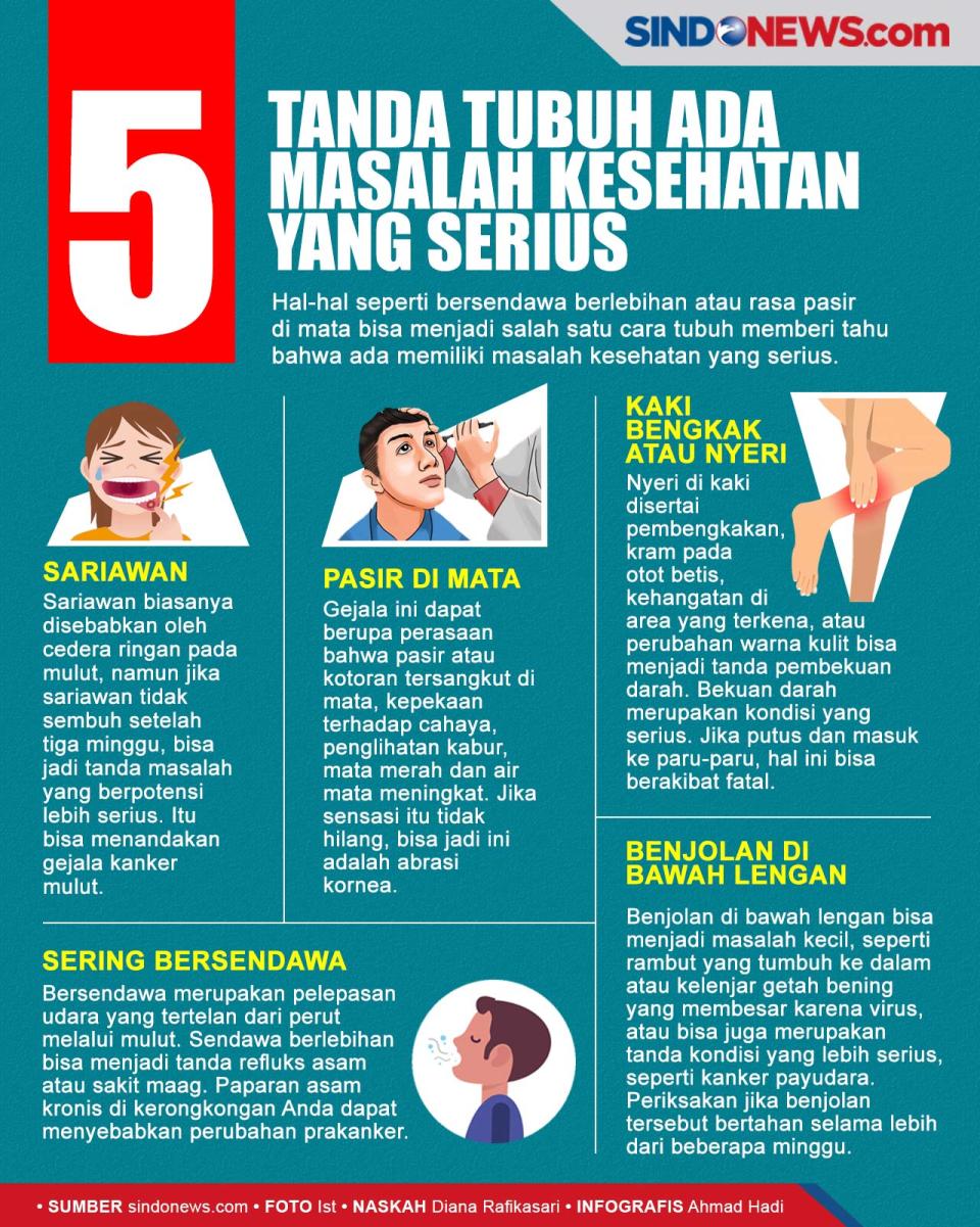 5 Tanda Tubuh Memberitahu...