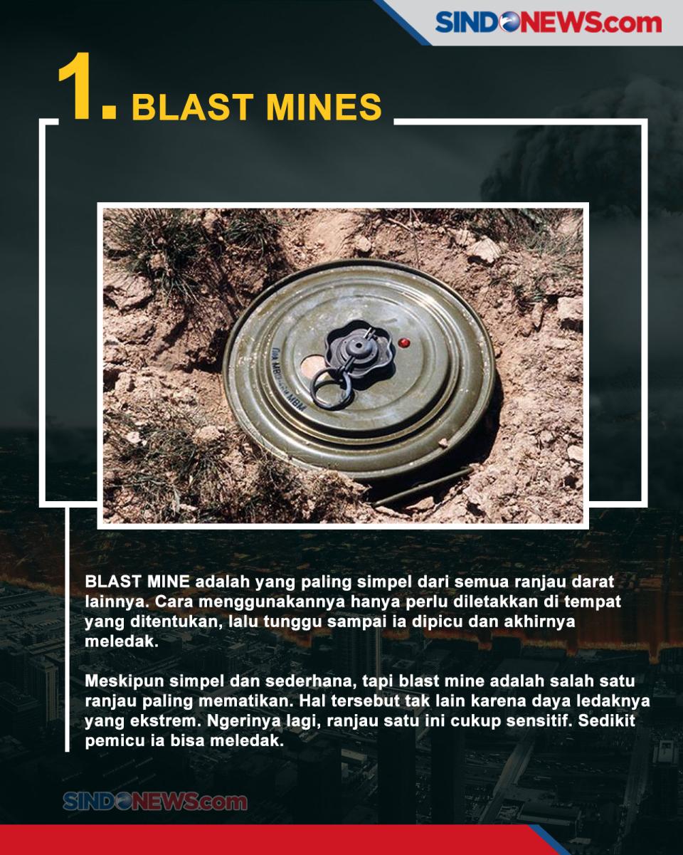 Inilah 4 Ranjau Darat...