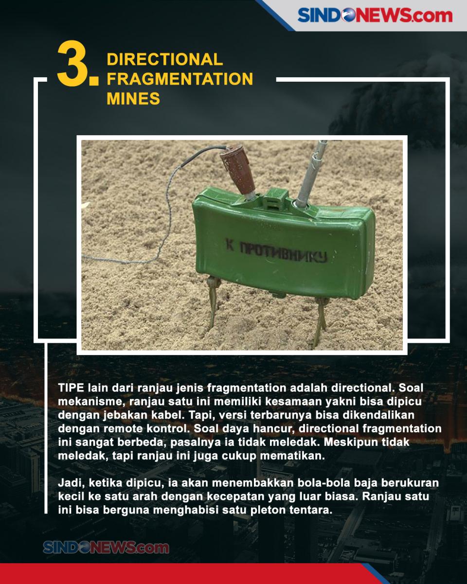 Inilah 4 Ranjau Darat...
