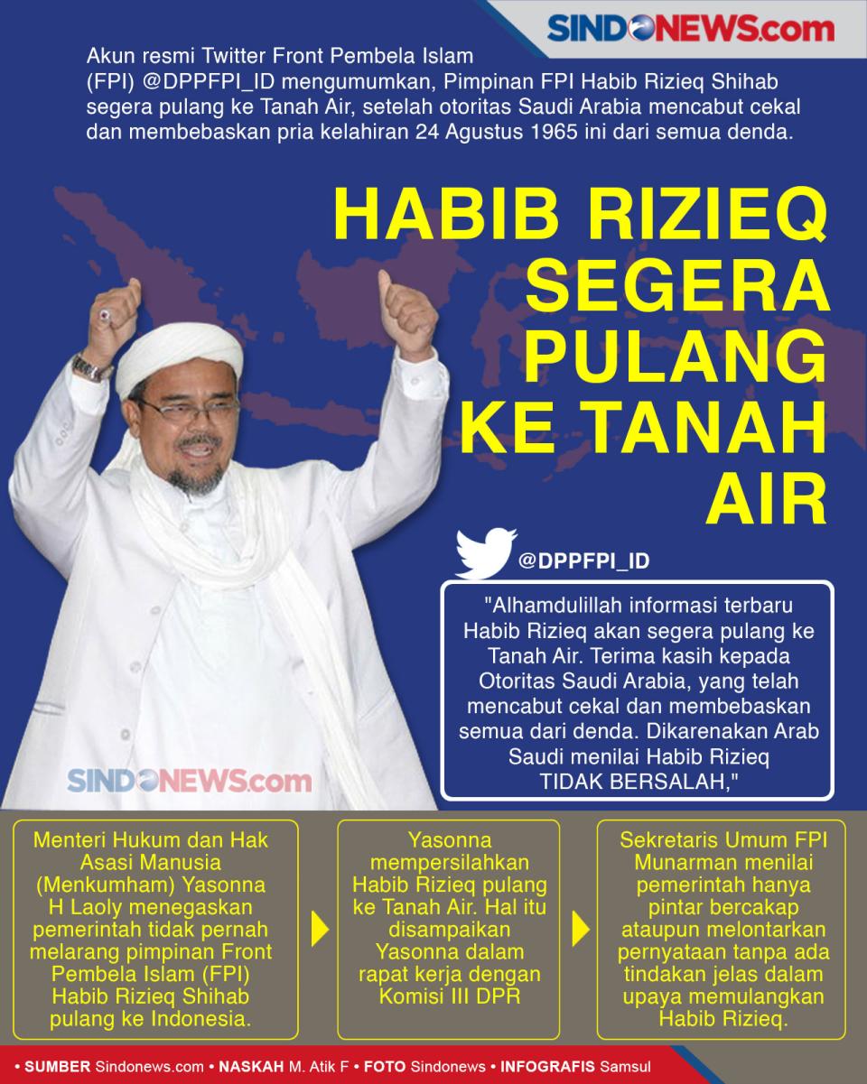 Habib Rizieq Segera...