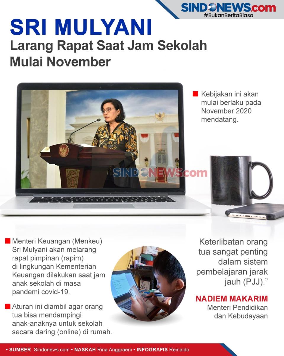 Sri Mulyani Larang Rapat...