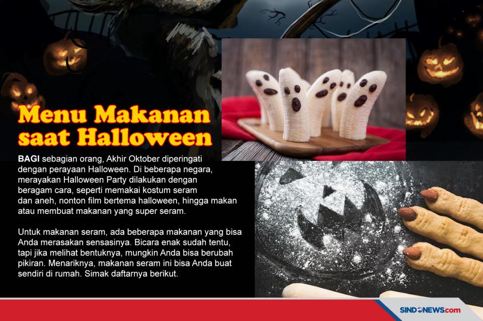 Menu Makanan saat Halloween,...
