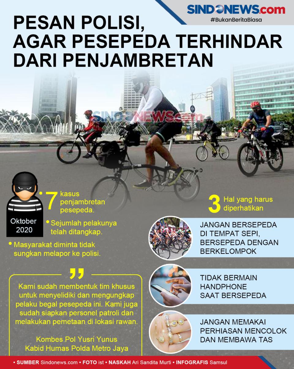 Pesan Polisi, Agar Pesepeda...