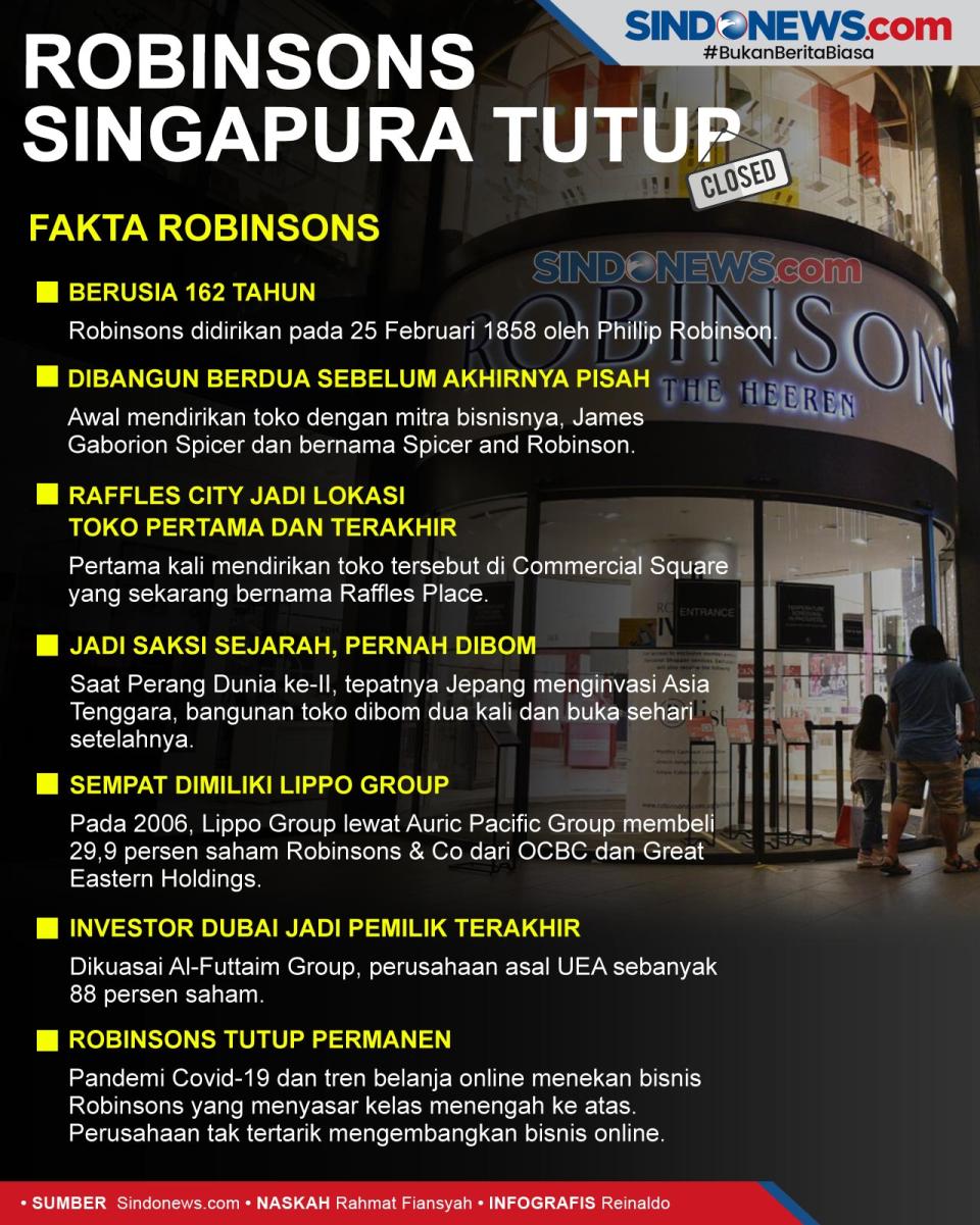 Fakta Robinsons Singapura...